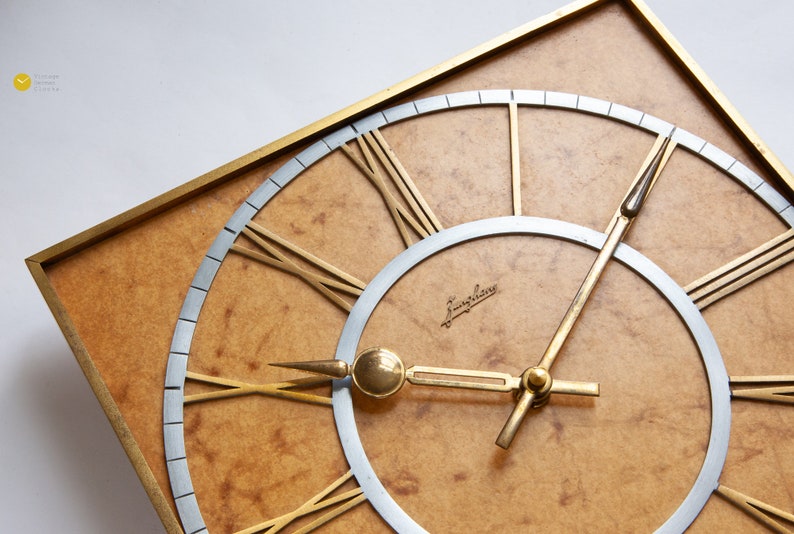 1930s Art Deco JUNGHANS Wall Clock Bauhaus Modernism Germany Etsy