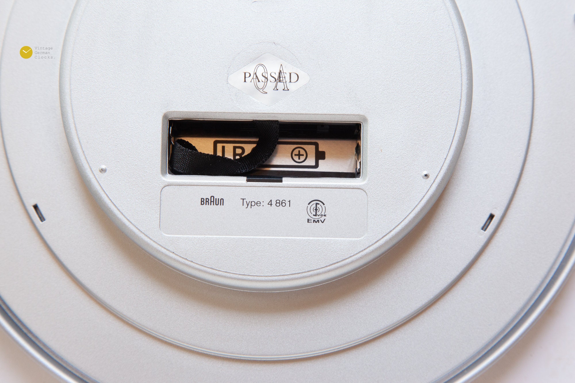 Braun 壁掛け時計　ABW31 Type 4861 シルバー Braun 壁掛け時計 ABW31 Type 4861 シルバー