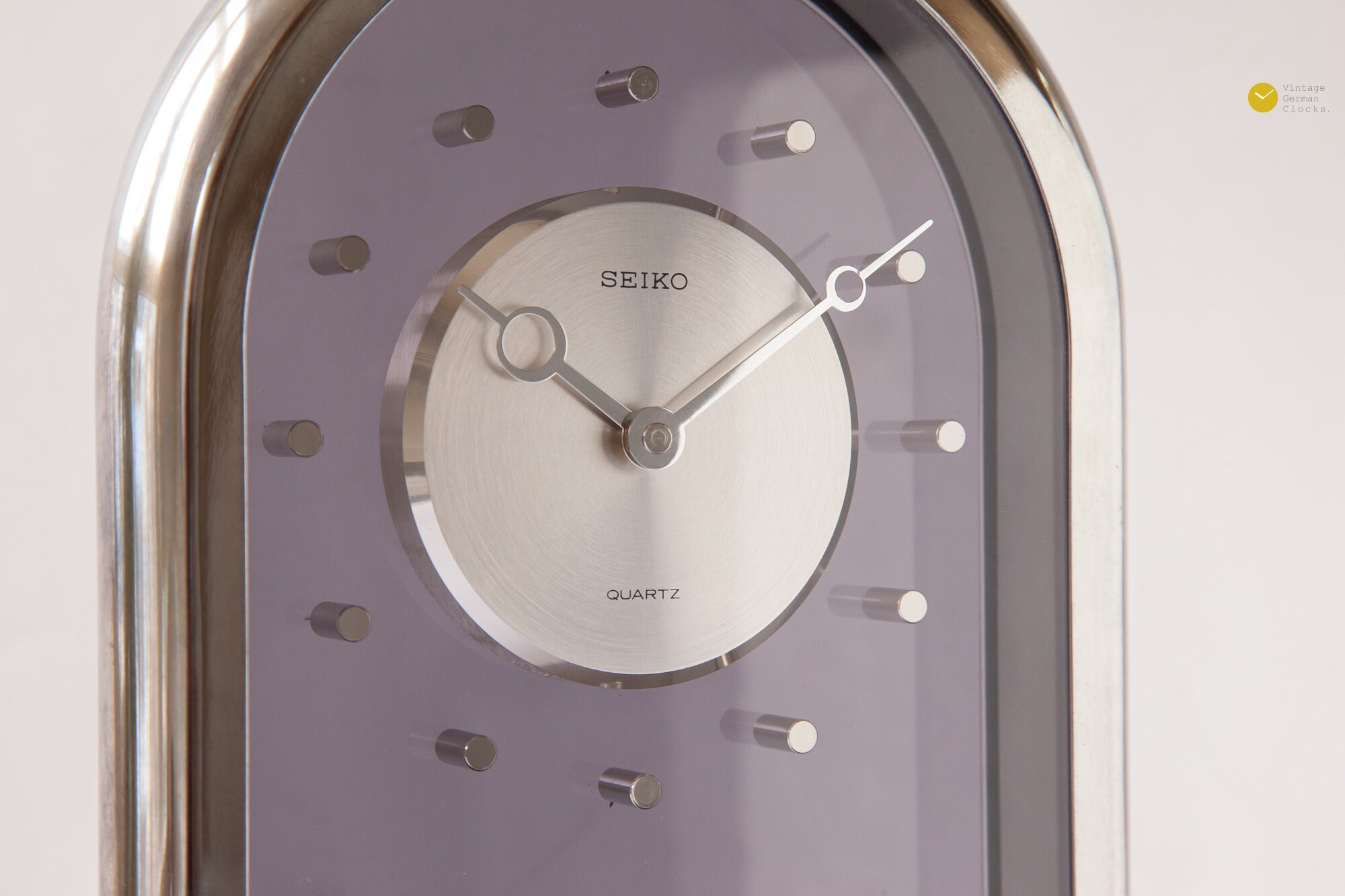 In Box 80s SEIKO Table Clock Japan Postmodern Transparent In Box 80s SEIKO Table Clock Japan Postmodern Transparent