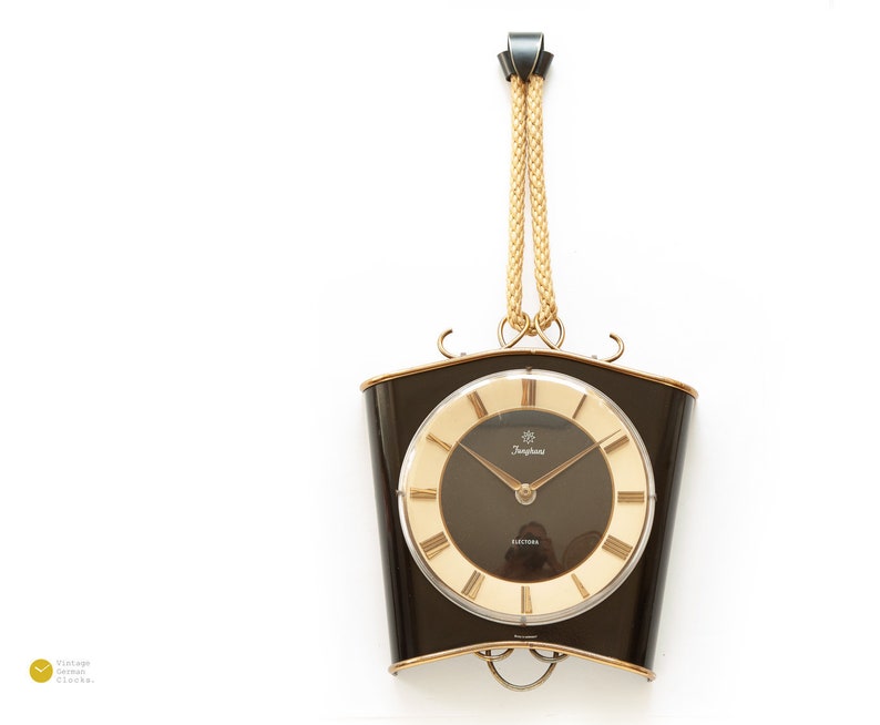 Art Deco JUNGHANS Wall Clock Modern Mid Century 50s 60s Rope Etsy