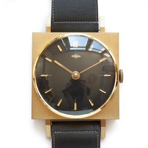 XL 30" WLH Germany Wall Clock Watch Style Mid Century Modernism Kienzle Large