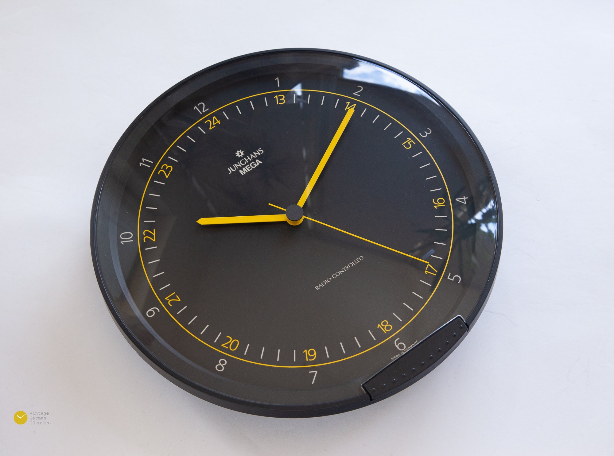 1988 JUNGHANS MEGA Wall CLOCK Postmodern Space Age Panton Etsy