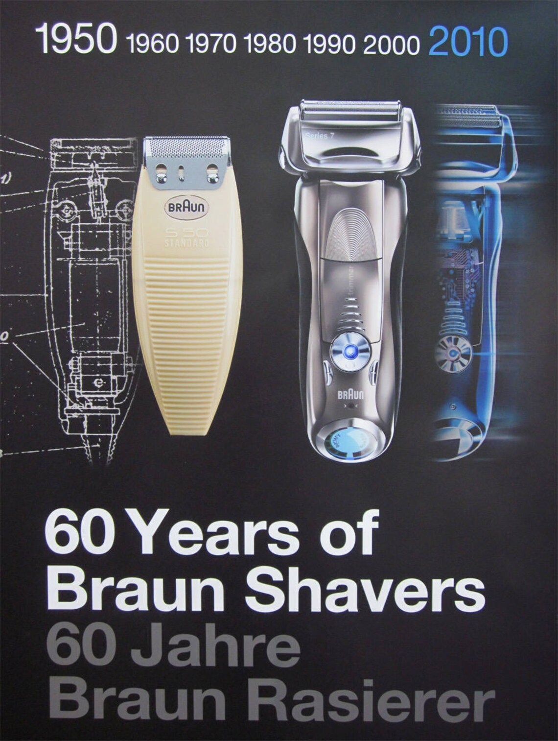 The First BRAUN Shaver 1950s S50 STANDARD Max Braun Germany Etsy