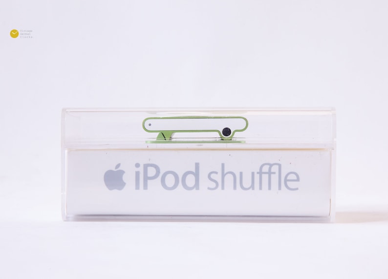 Full set iPod Shuffle 2G Apple Green Original mp3 Player in Box Manual Earpods 2nd 2. Generation Classic 1GB 2006 image 7