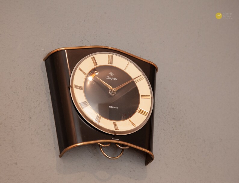 Art Deco JUNGHANS Wall Clock Modern Mid Century 50s 60s Rope Etsy