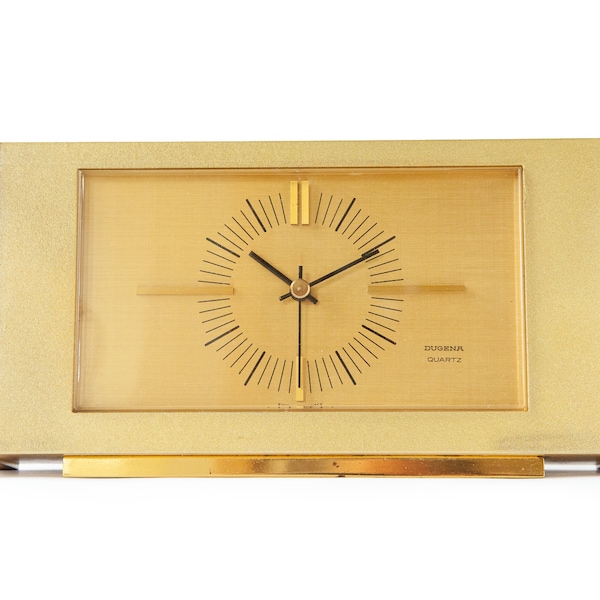 Brass Mantel Clock Etsy