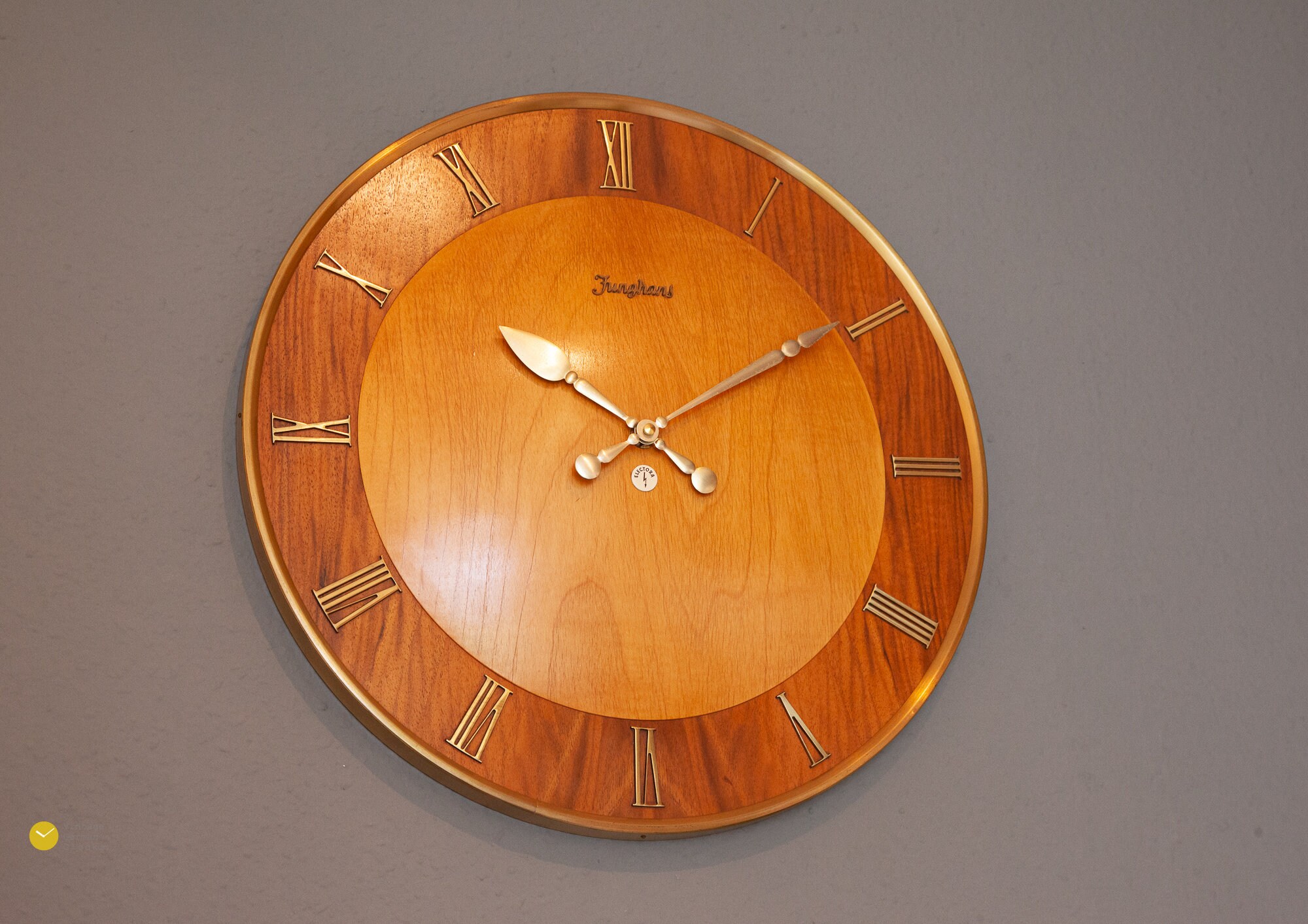 XL 16 JUNGHANS Art Deco Wall Clock Modernism Mid Etsy