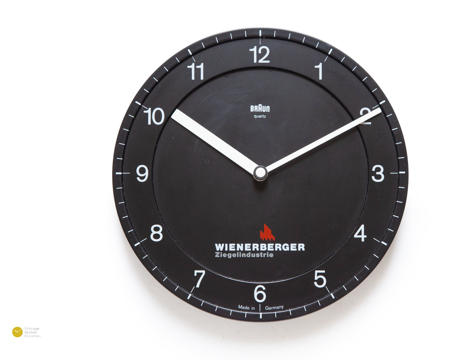 80S オリジナル BRAUN ABW30 TYPE 4861 ウォールクロック 1982 BRAUN ABK 30 Wall Clock Type 4861 by Dietrich Lubs