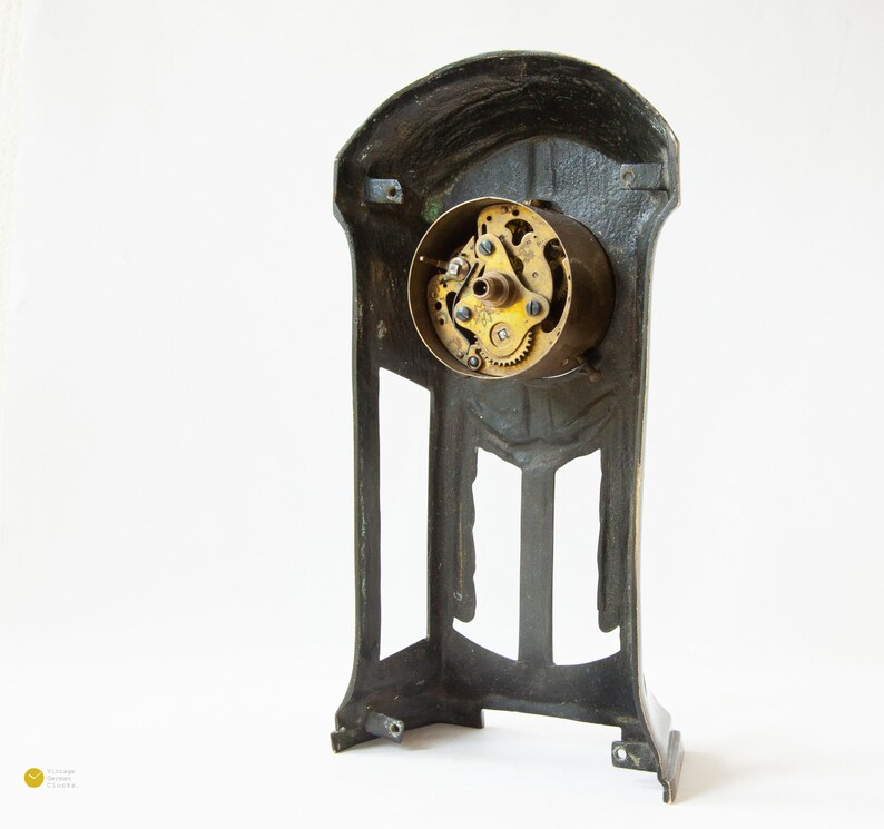 1910 20 German Junghans Jugendstil Desk Clock Art Nouveau Deco - Etsy