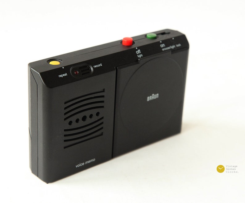 In Box BRAUN AB 314 vm Alarm Clock Voice Memo type 3867 Etsy