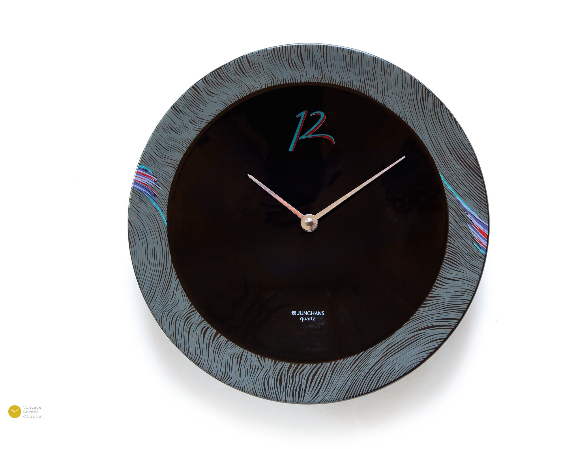 Pendule murale horloge Junghans années 70 | Selency