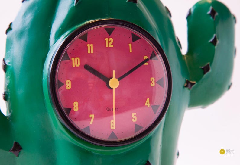 Memphis Cactus Desk Clock Postmodernism Sottsass Acme Style Abstract ...