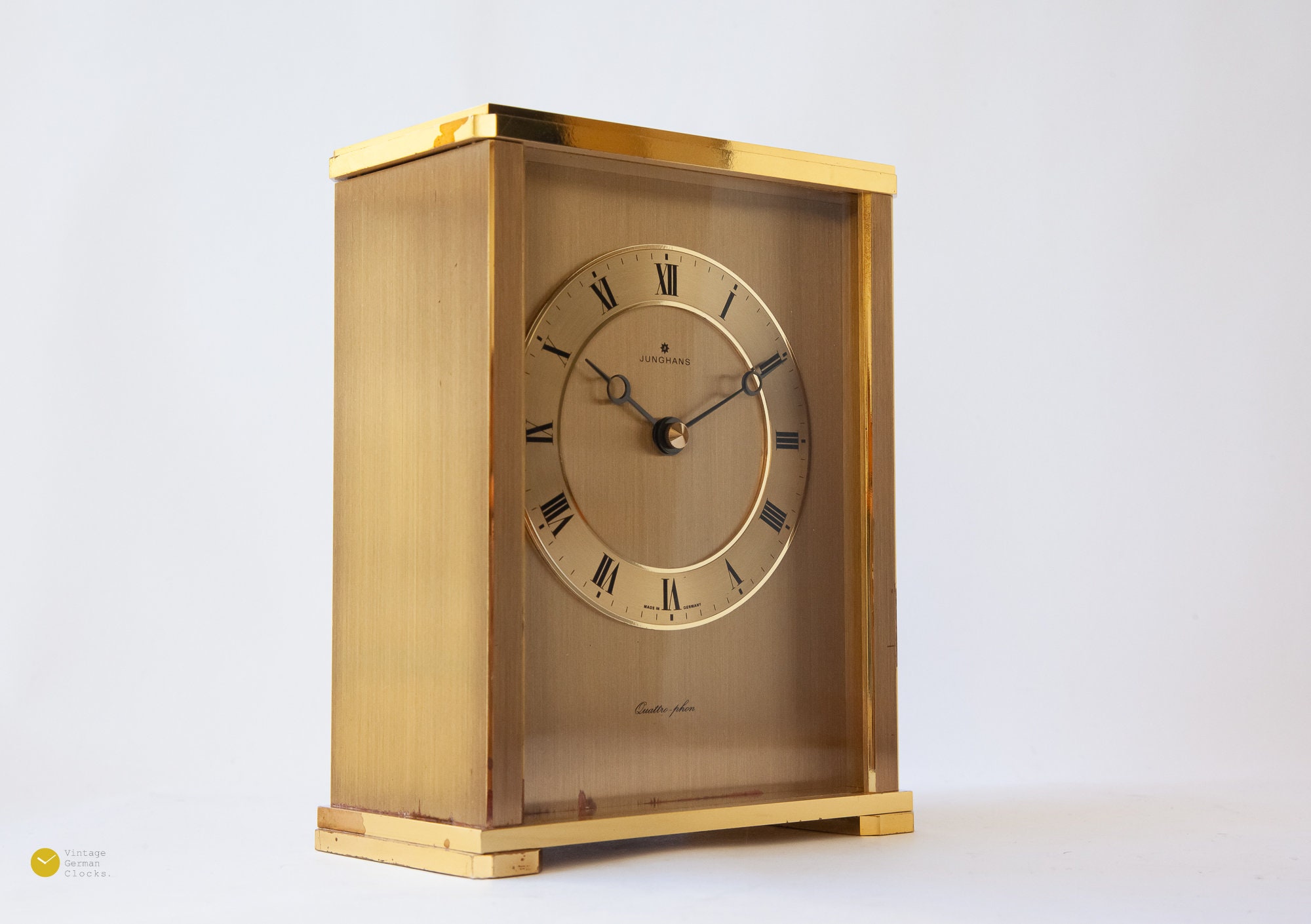 Chiming Heavy Junghans Bureauklok Duitsland Mid Century - Etsy België