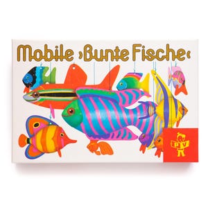 NOS 1970s Fish Mobile Object Mid Century Space Age Germany Suspended Toy