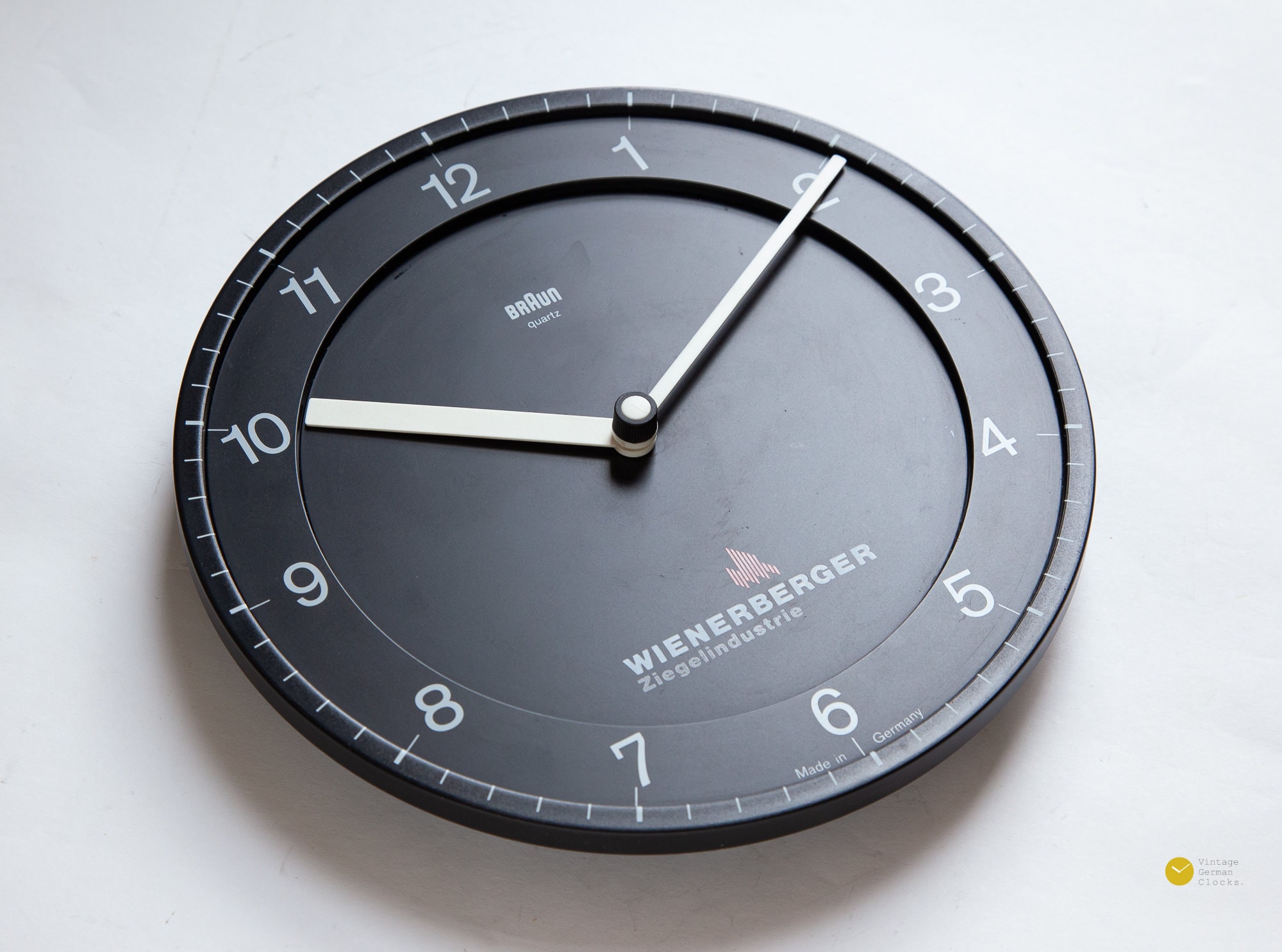 80S オリジナル BRAUN ABW30 TYPE 4861 ウォールクロック 1982 BRAUN ABK 30 Wall Clock Type 4861 by Dietrich Lubs