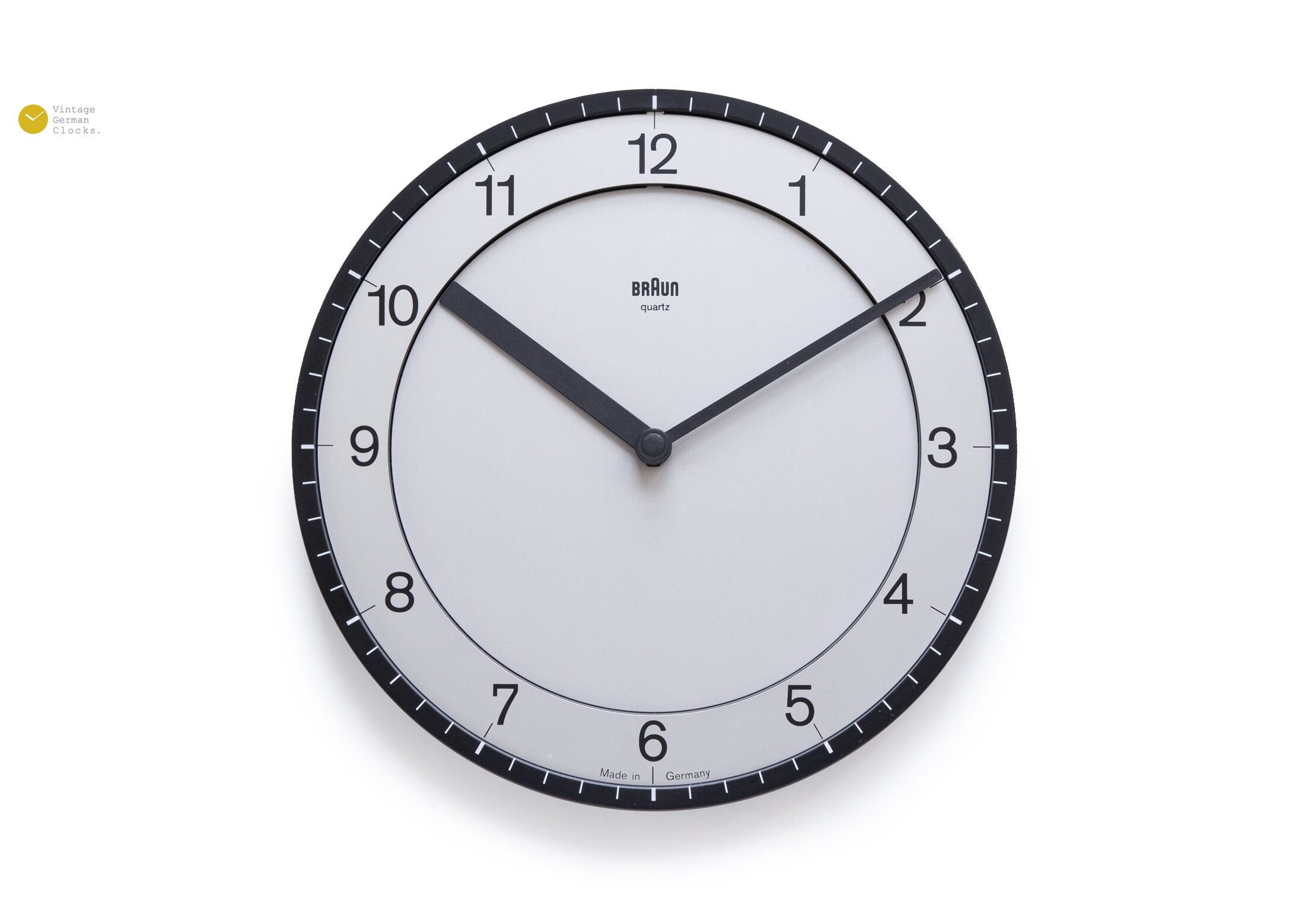 80S オリジナル BRAUN ABW30 TYPE 4861 ウォールクロック 1982 BRAUN ABK 30 Wall Clock Type 4861 by Dietrich Lubs