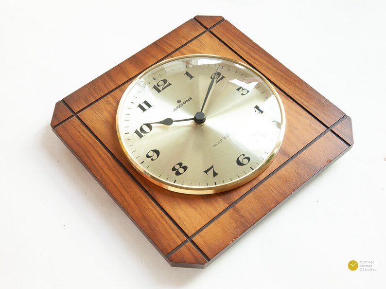 Mid Century JUNGHANS Wall Clock 70s Nelson Modern Germany Etsy