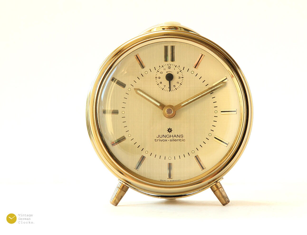 Stunning JUNGHANS Trivox Silentic Alarm Clock 60s - Mechanical Mid