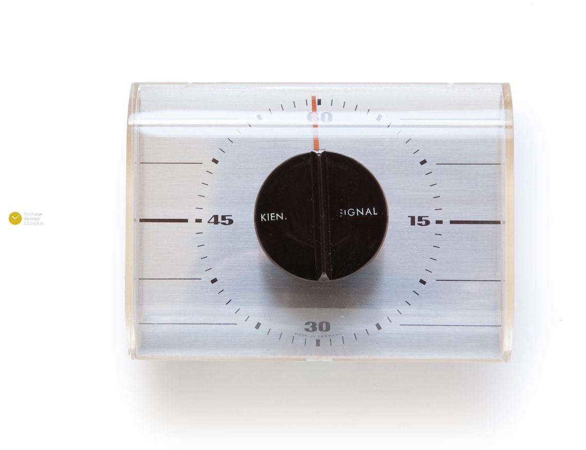 60s KIENZLE Cabinet Kitchen Timer Mid Century Space Age Germany ...