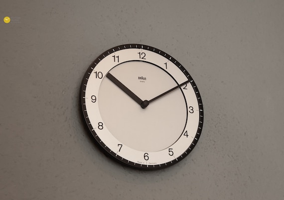 1982 BRAUN ABK 30 Wall Clock Type 4861 by Dietrich Lubs