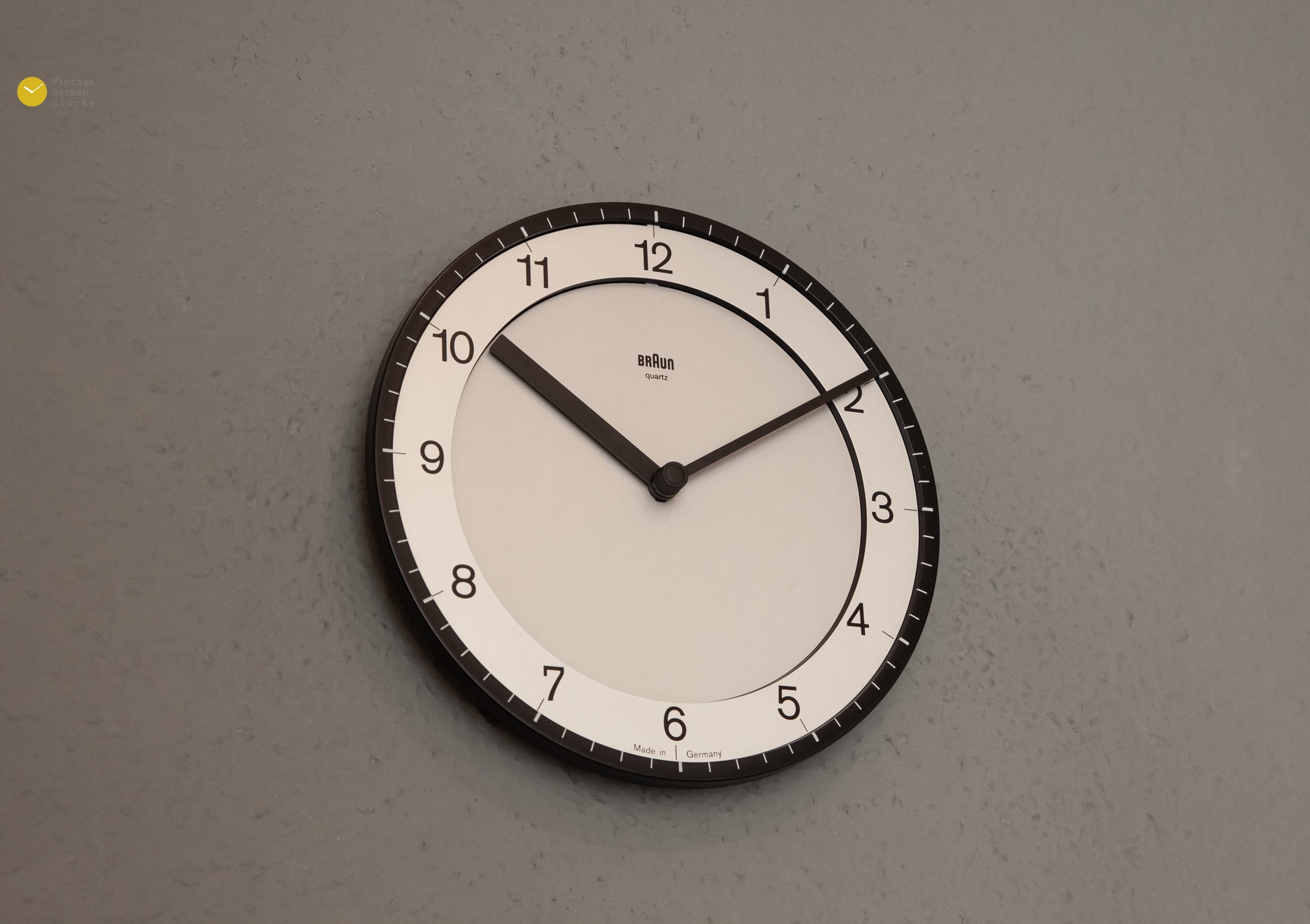 1982 BRAUN ABK 30 Wall Clock Type 4861 by Dietrich Lubs