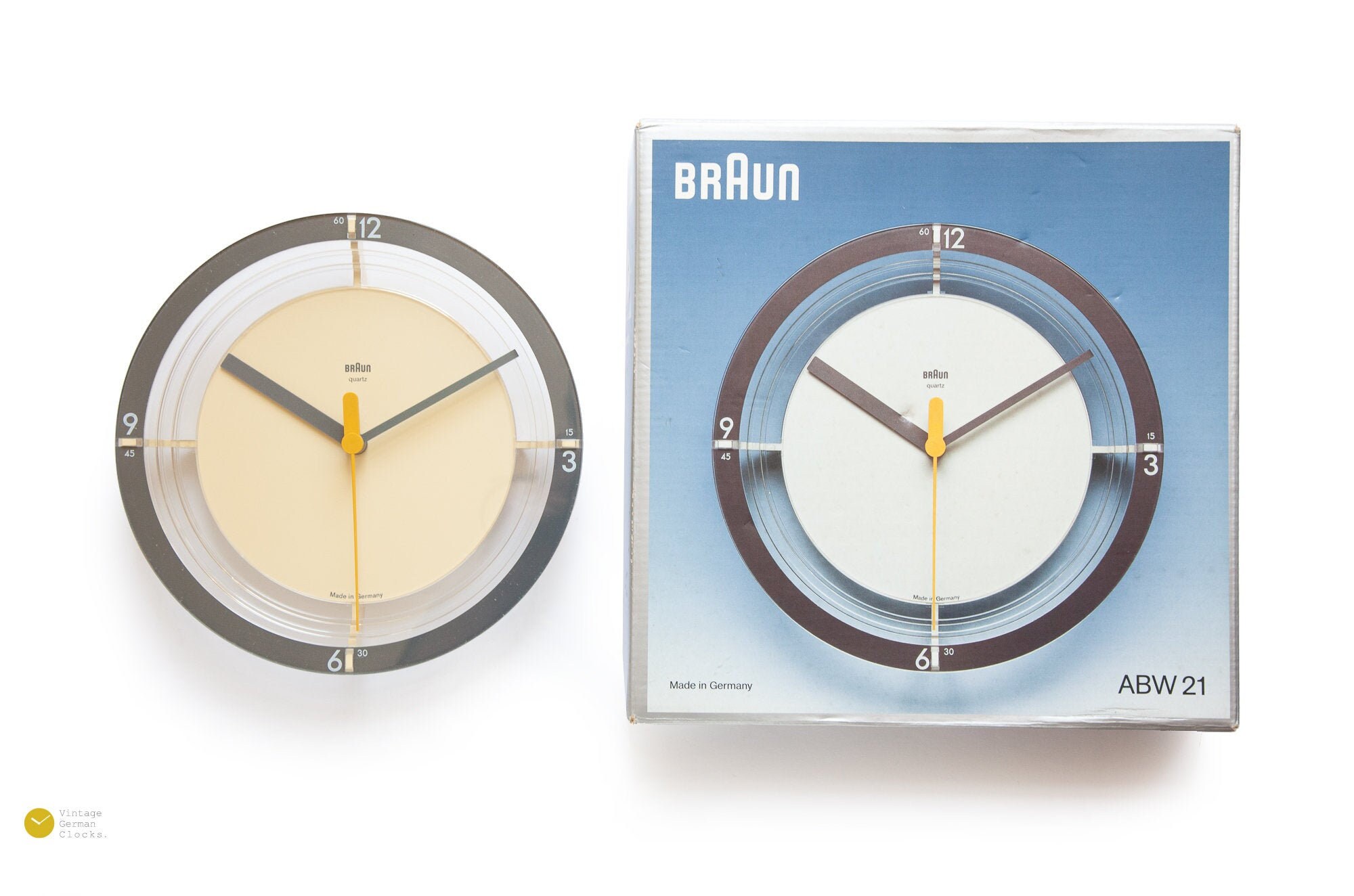 BRAUN 時計 ヴィンテージ ABW21 Type 4782 ドイツ製 ブラウン BRAUN 時計 ヴィンテージ ABW21 Type 4782 ドイツ製 ブラウン