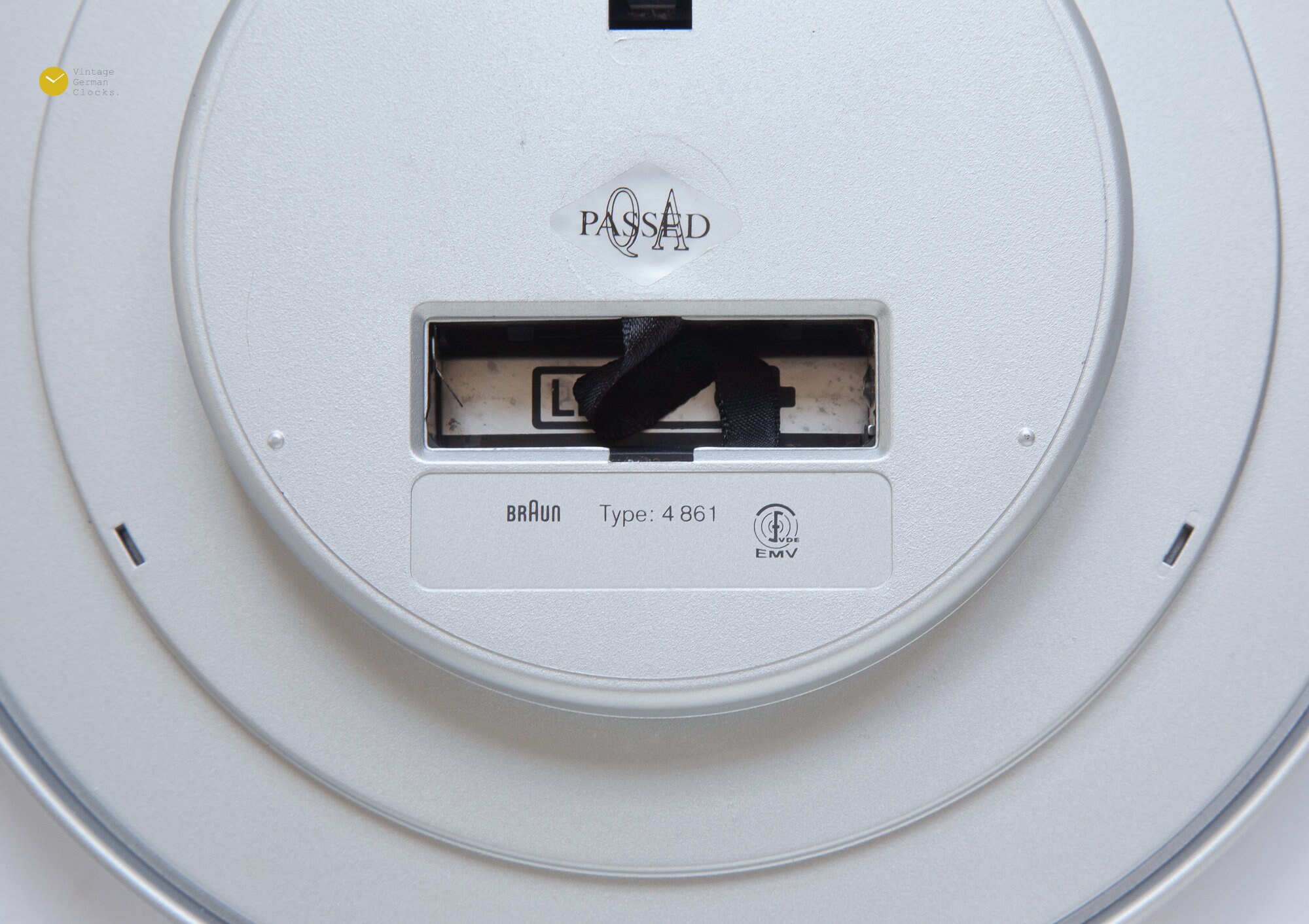 BRAUN Abw 31 Wall Clock Type 4861 Millennium Edition Dietrich Lubs