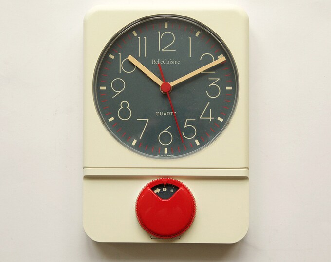 Beautiful 70s Belle Cuisine Wall Kitchen CLOCK Germany With - Etsy