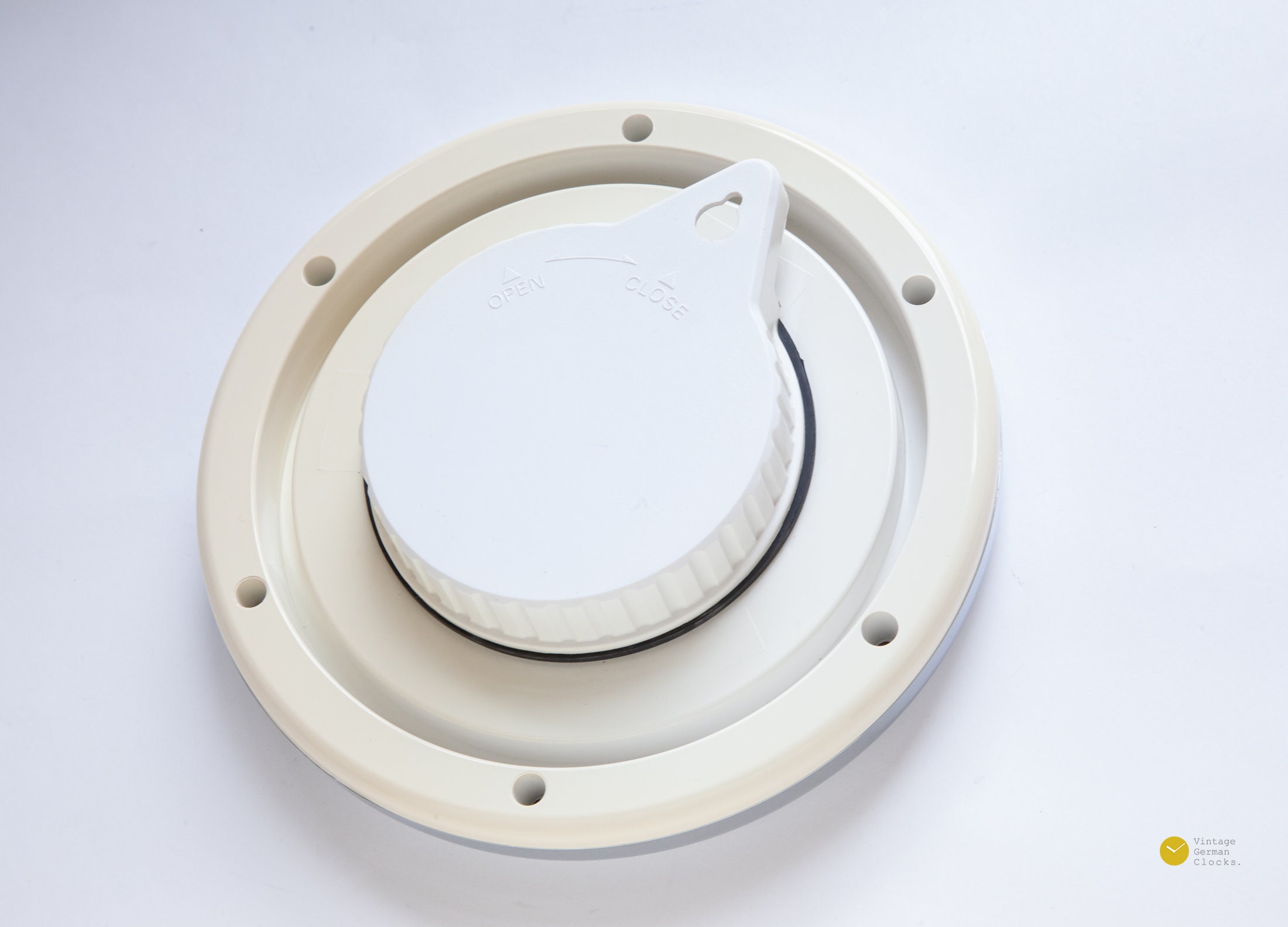 Junghans Mega Postmodern Wall Clock Germany 80s 90s Memphis Era Panton ...