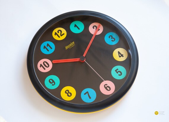 80's オランダ ポストモダン デスククロック 【公式通販】