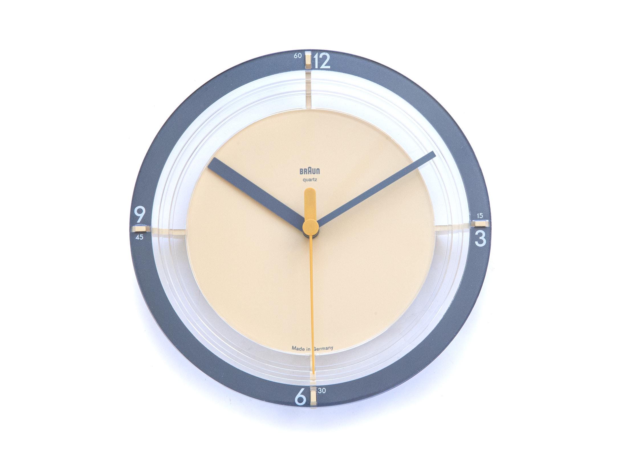 Vintage Braun Clock - Etsy