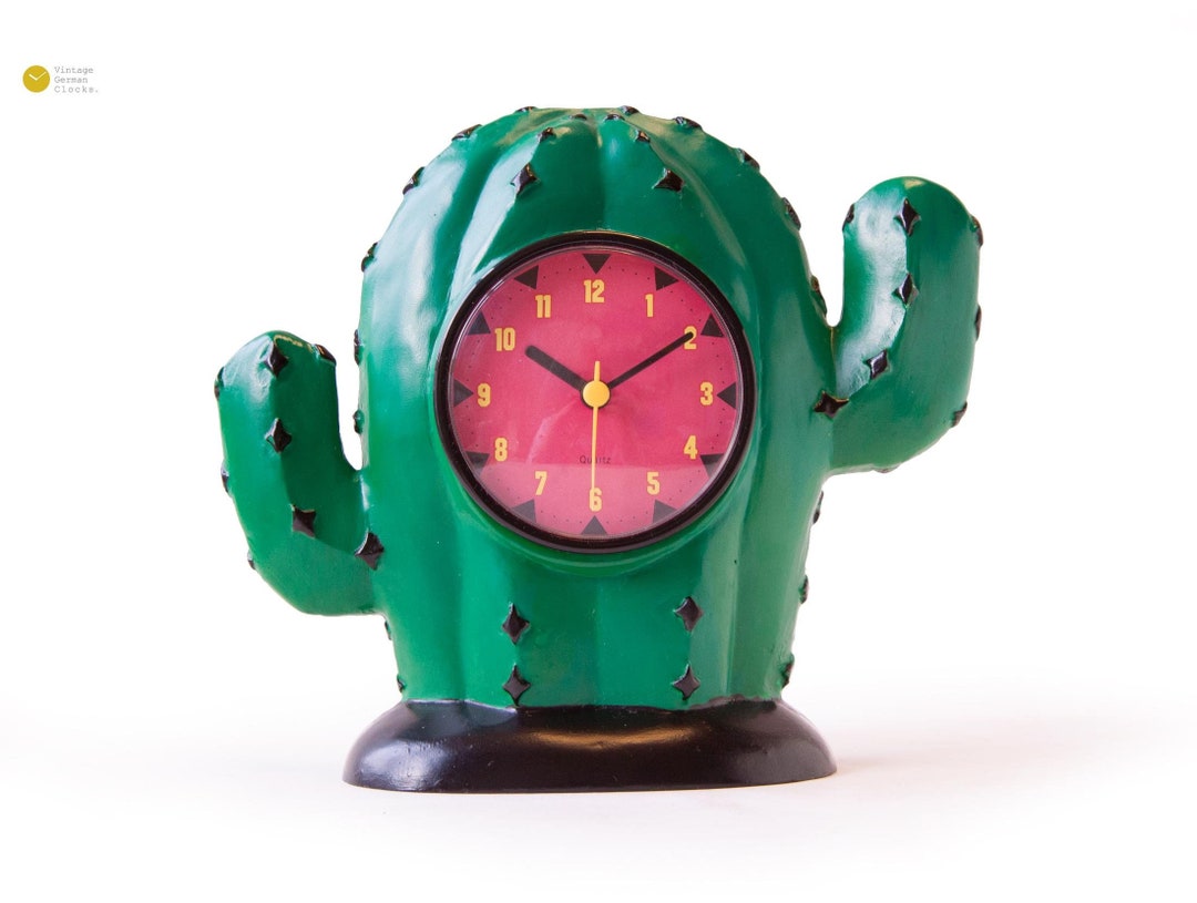 Memphis Cactus Desk Clock Postmodernism Sottsass Acme Style Abstract ...