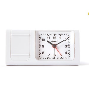 NOS German GARANT Alarm Clock Minimalistic Postmodern Desk Table in Box Manual