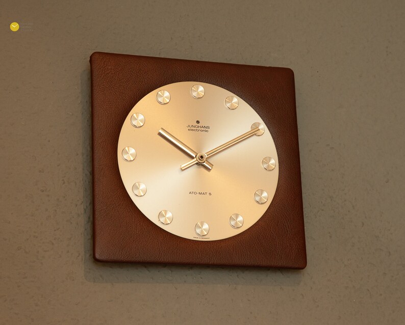 Mid Century JUNGHANS Wall CLOCK Modern Atomic Space Age Etsy