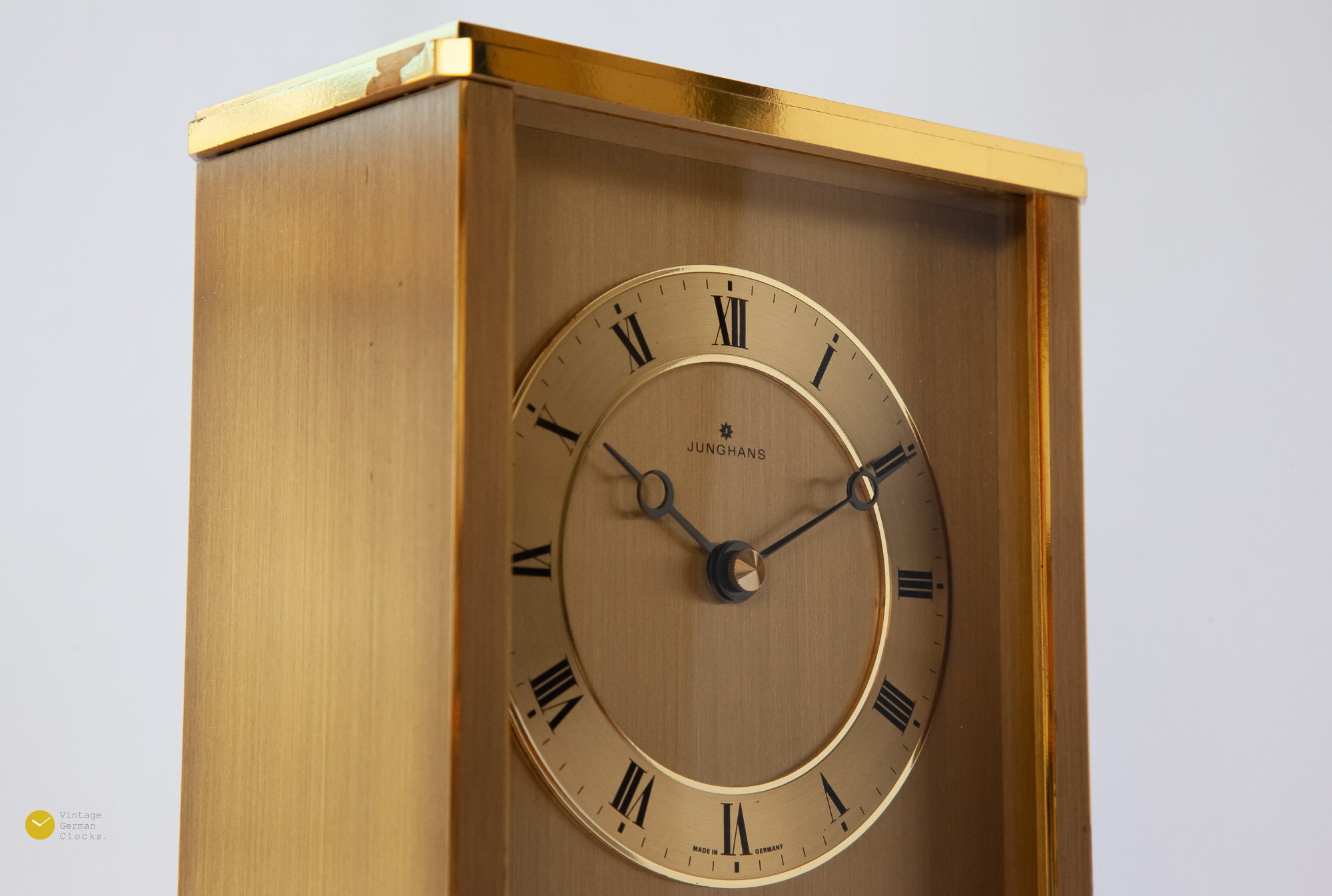 Chiming Heavy Junghans Bureauklok Duitsland Mid Century - Etsy België