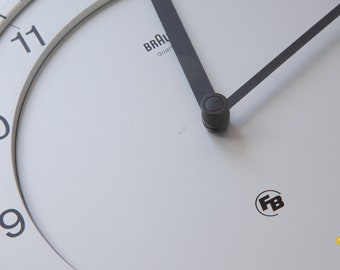 Braun 壁掛け時計　ABW31 Type 4861 シルバー Braun 壁掛け時計 ABW31 Type 4861 シルバー VTG BRAUN