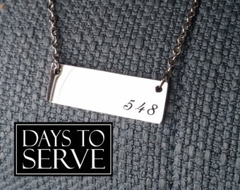 LDS Missionary Gift, LDS Mission, LDS Missionary Necklace, Sister Missionary Bar Necklace, Bar Necklace