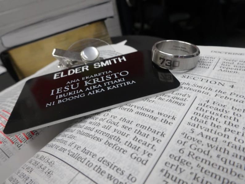 LDS Missionary Ring LDS Mission Ring Stainless Steel 730 Etsy