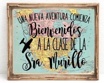 Spanish Speaking Countries Map Spanish Classroom Materials Etsy