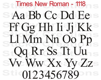 Custom Text Times New Roman Font Customized Personalized Letters Name Windshield Decal Sticker Vinyl Graphic Rear Back Window Banner Car