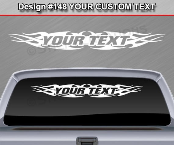 Buy Design 148 Personalized Customized Custom Name Text Windshield