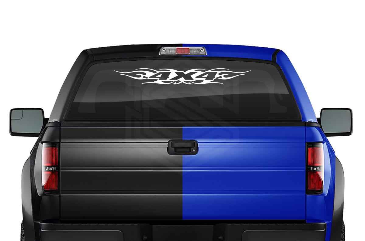 Design #116 4X4 Decal Sticker Windshield Window Vinyl Graphic Banner ...