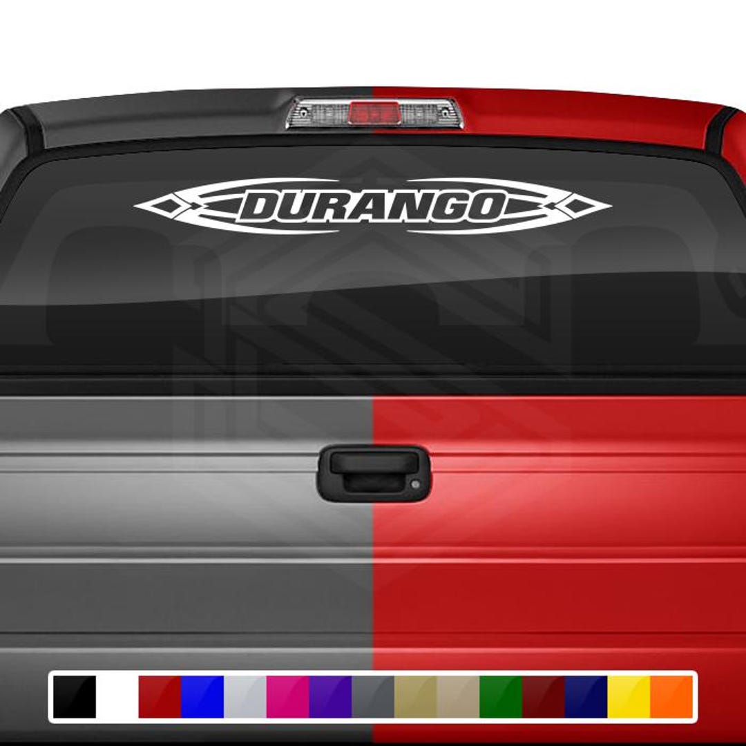 Design #150 DURANGO MX Mexico Decal Sticker Windshield Window Vinyl ...
