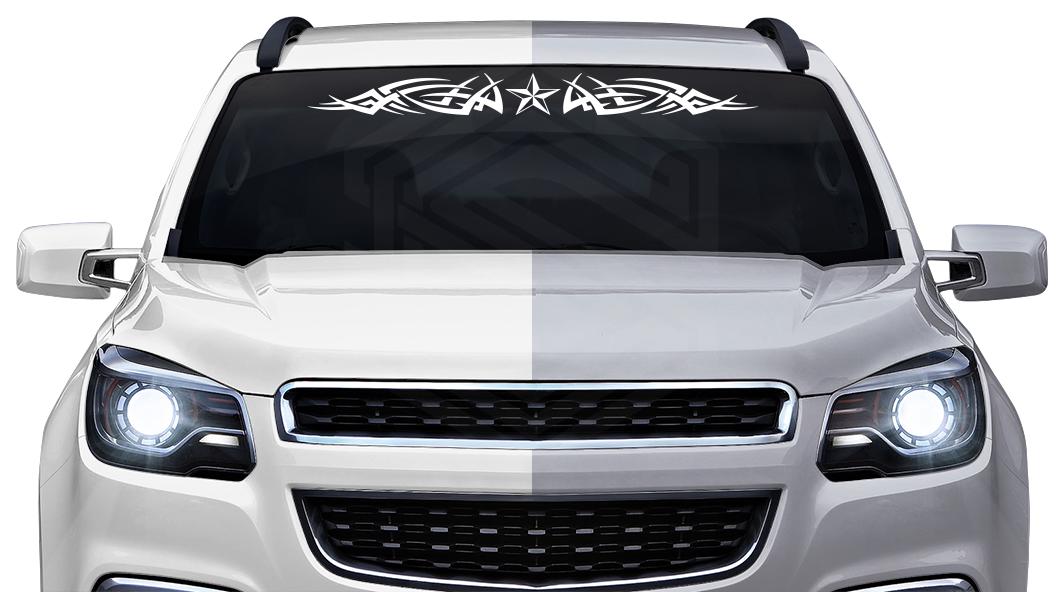 105-01 NAUTICAL STAR Decal Sticker Windshield Window Vinyl Graphic ...