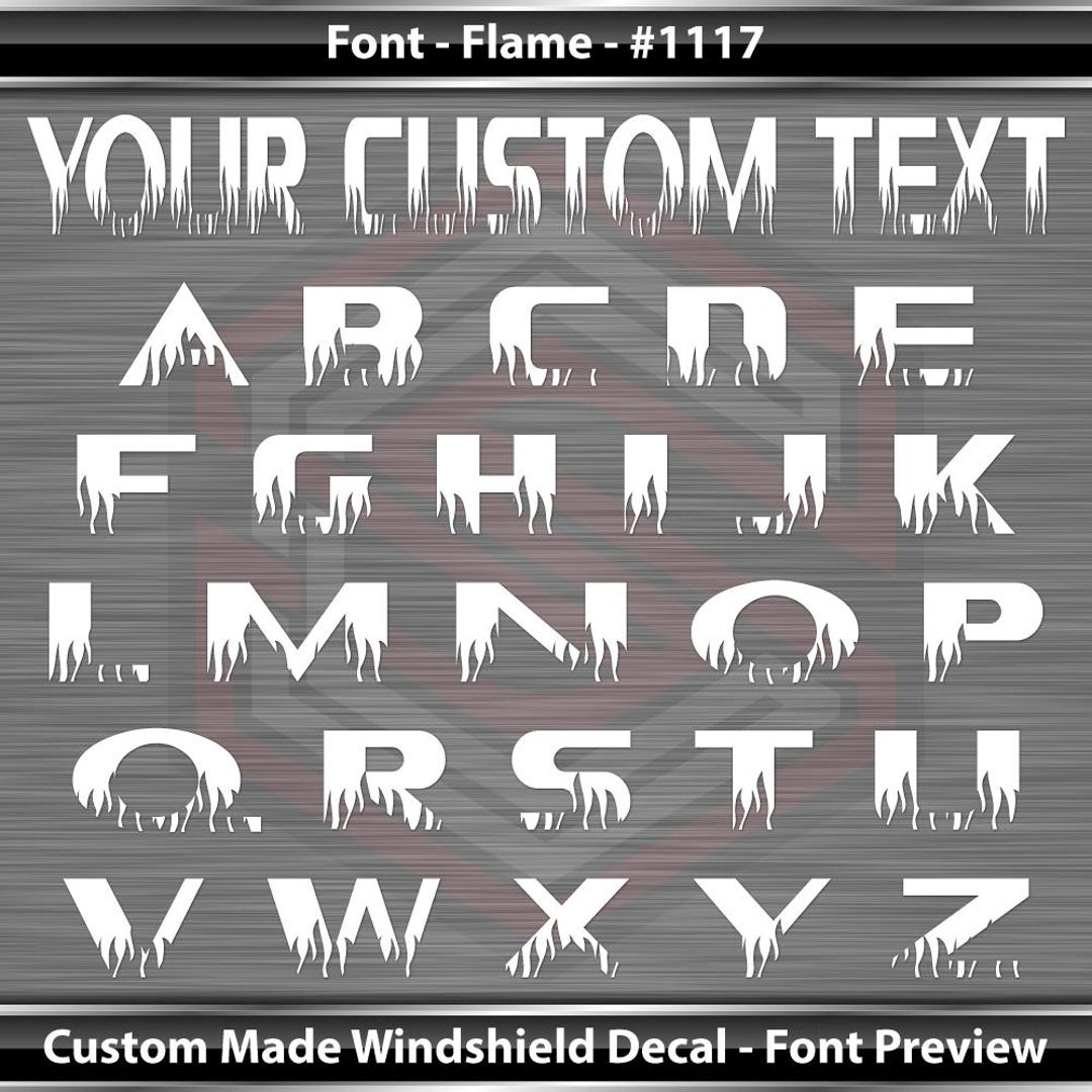 Personalized Your Custom Text Name Decal Sticker Windshield Window ...