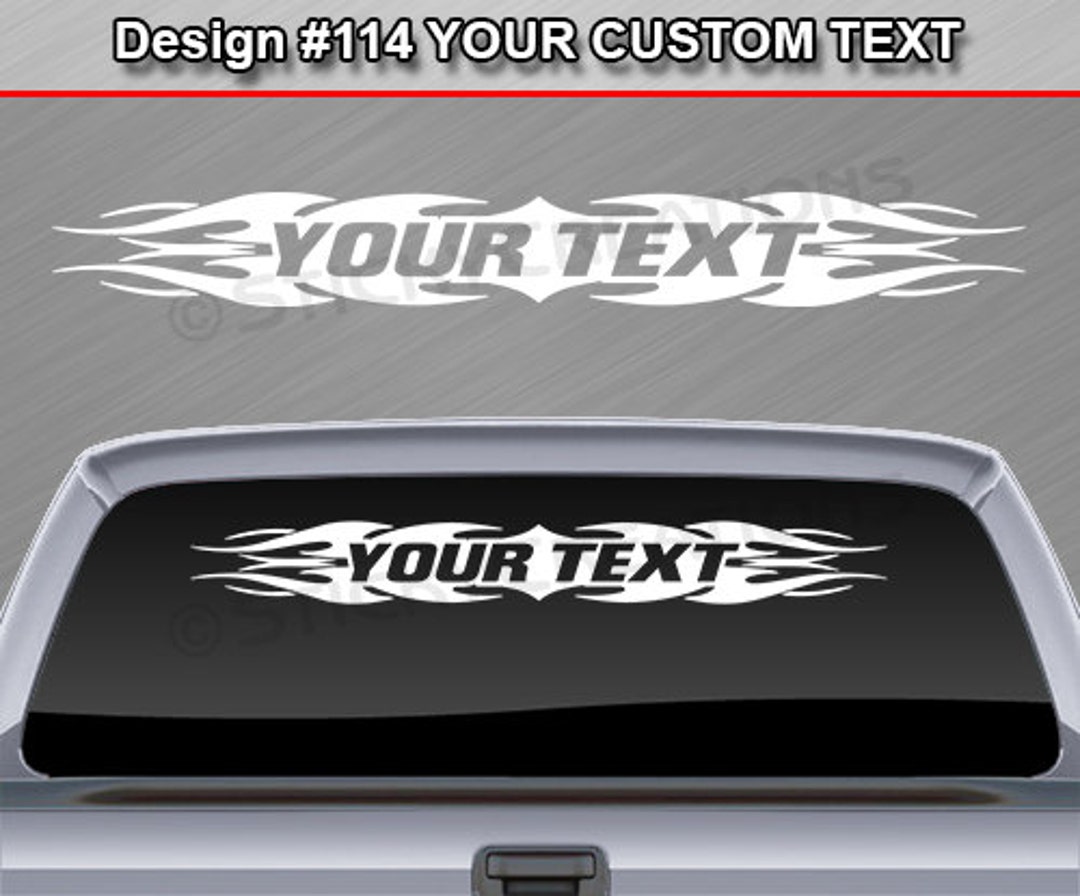 CrisPhy Set Di X10 Adesivi In Vinile Con Il Tuo Nome Con La Bandiera - Foto 5