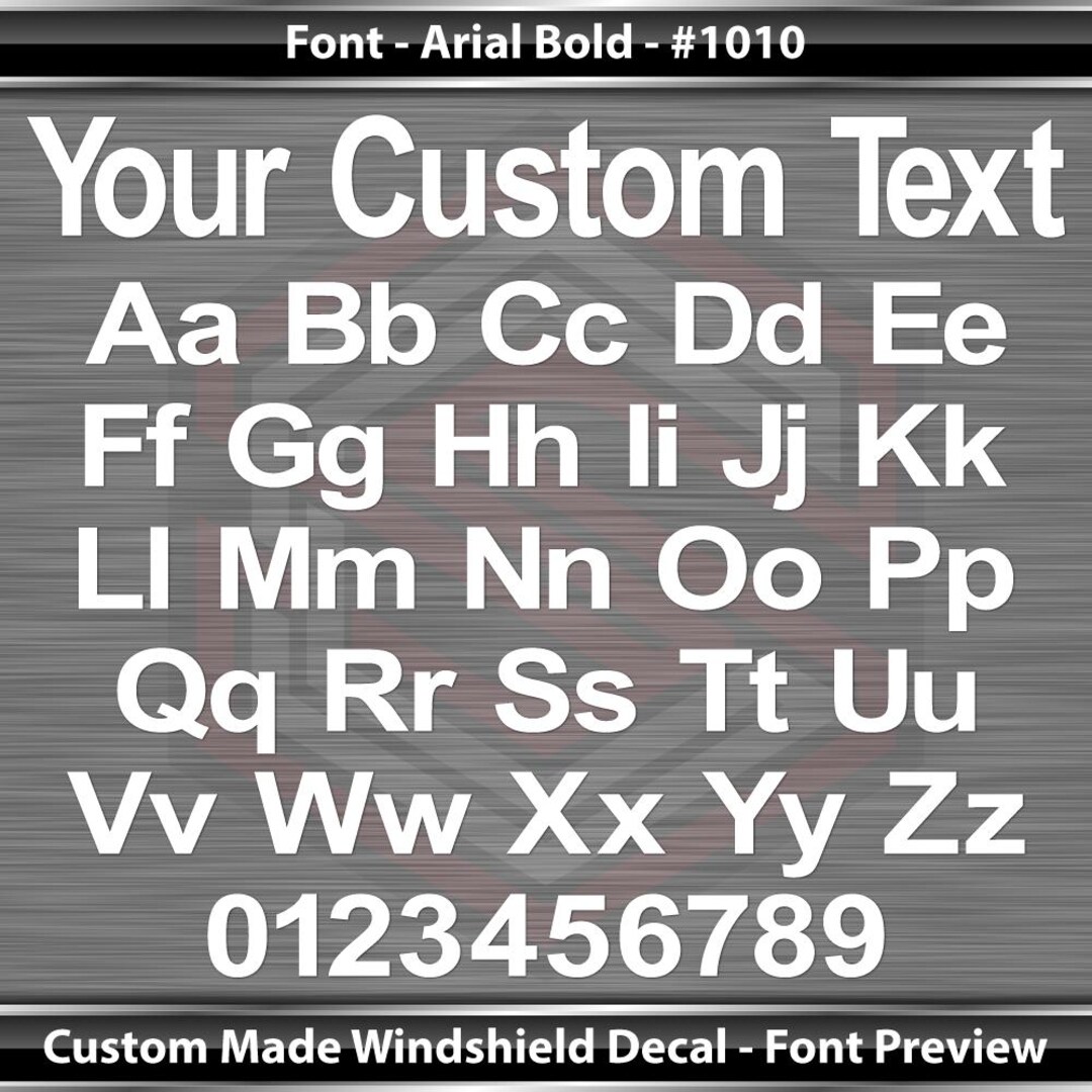 Personalized Your Custom Text Name Decal Sticker Windshield Window ...