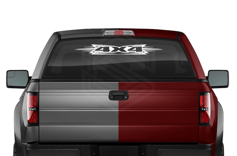 Design #117 4X4 Decal Sticker Windshield Window Vinyl Graphic Banner ...