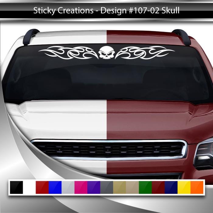 Monster High Skull Window Decal Sticker | Fast Shipping