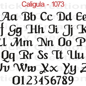 Custom Text Caligula Font Customized Personalized Letters Name Windshield Decal Sticker Vinyl Graphic Rear Back Window Banner Car Wall